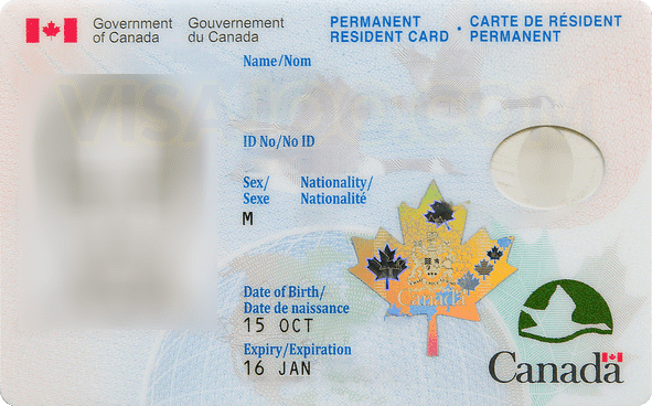کارت اقامت کانادا
